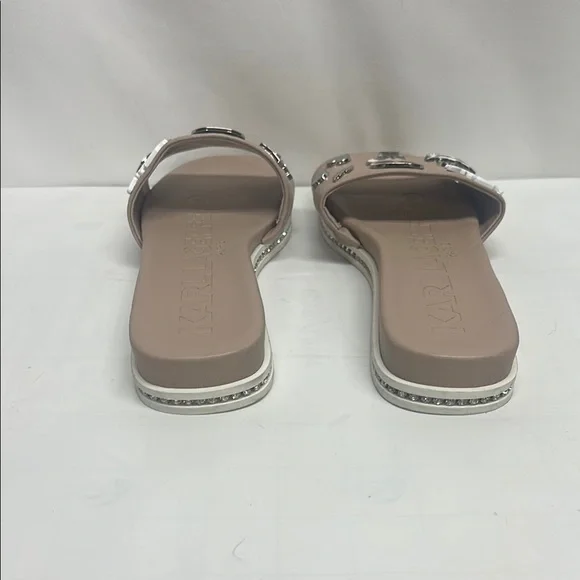 Karl Lagerfeld Tan Jeslyn Sandals with Modern Design - Picture 6 of 9